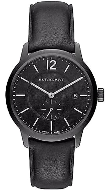 Burberry BU10003 Black Leather Strap Men’s Watch